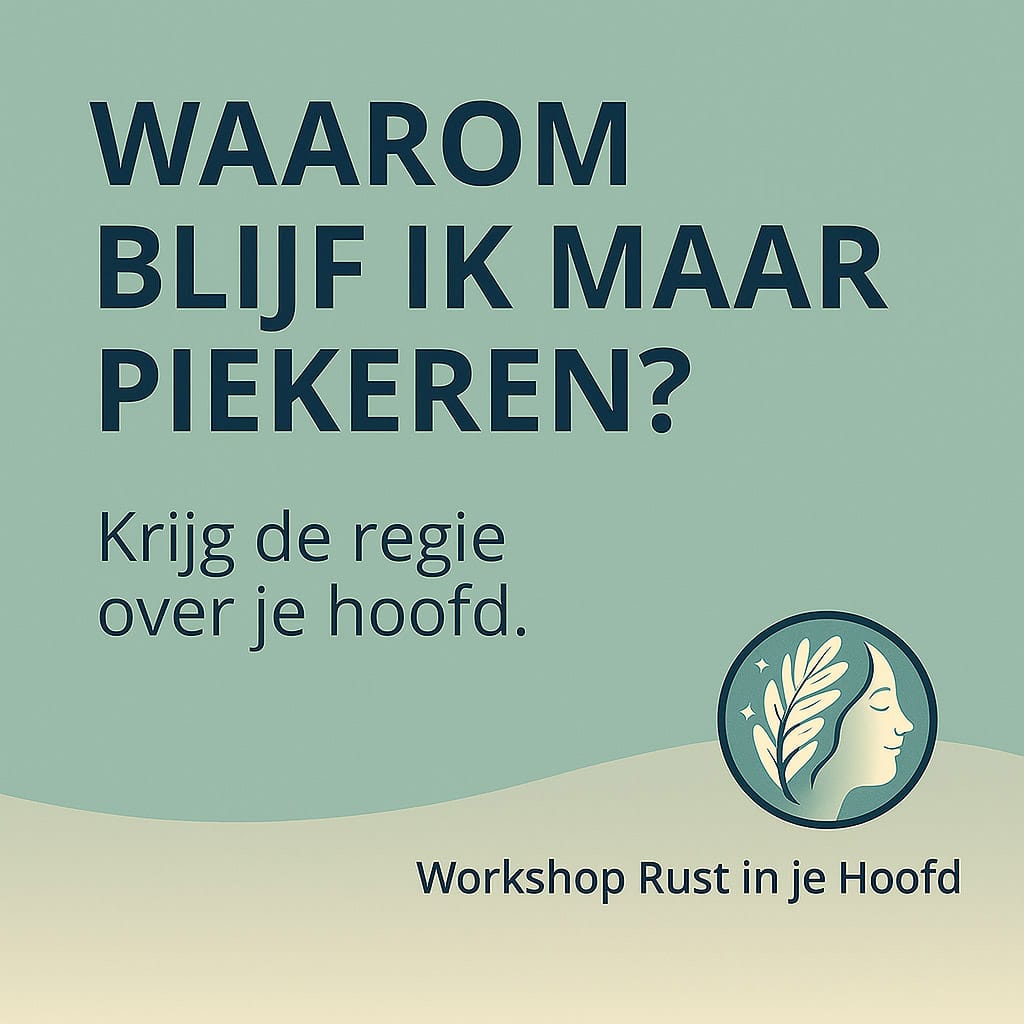 Laatste kans: Workshop ‘RUST IN JE HOOFD’