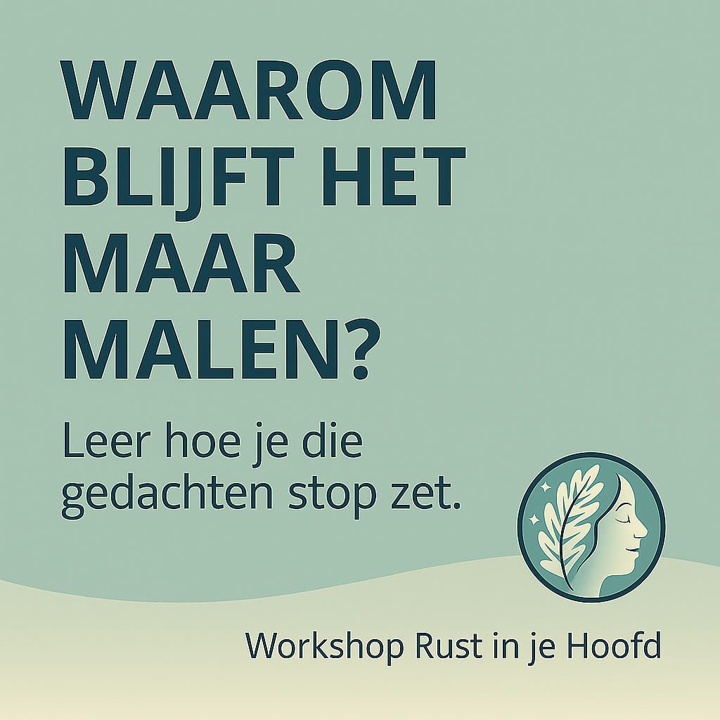 Laatste kans: Workshop ‘RUST IN JE HOOFD’ - Afbeelding 3